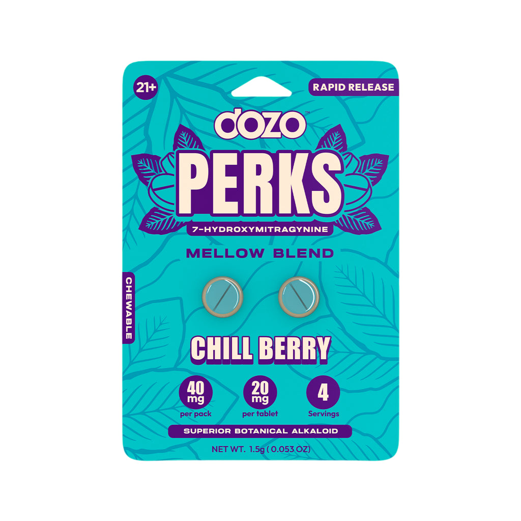 DOZO Perks 7 Hydroxymitragynine 2 Tablets