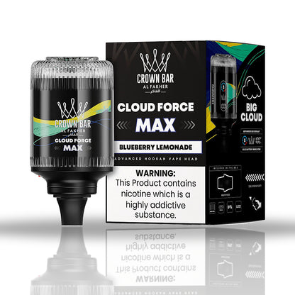 Al Fakher Crown Bar Cloud Force Max 50K Blueberry Lemonade