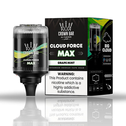 Al Fakher Crown Bar Cloud Force Max 50K Grape Mint
