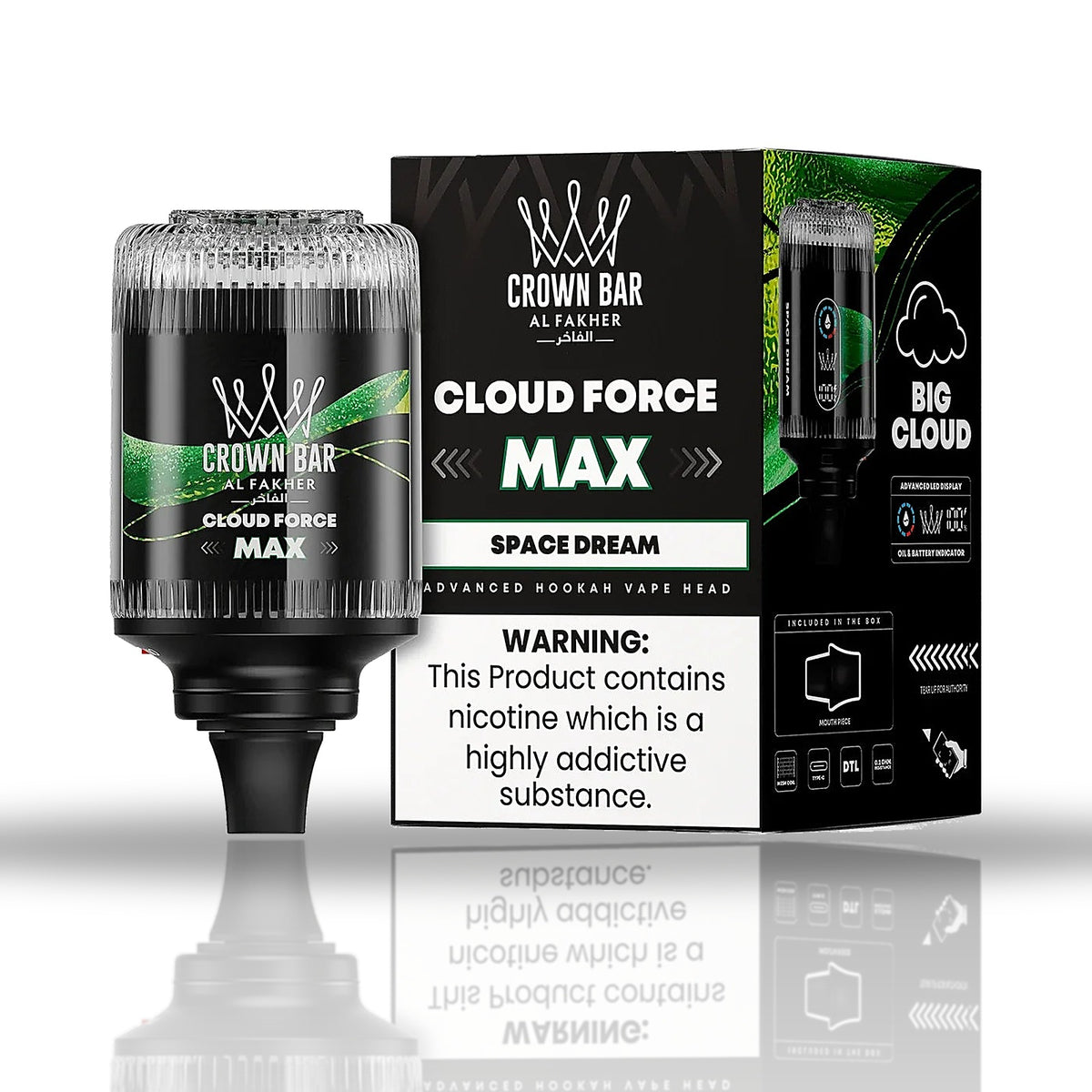 Al Fakher Crown Bar Cloud Force Max 50K Space Dream