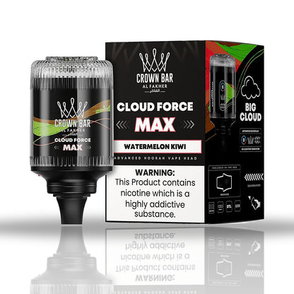 Al Fakher Crown Bar Cloud Force Max 50K Watermelon Kiwi