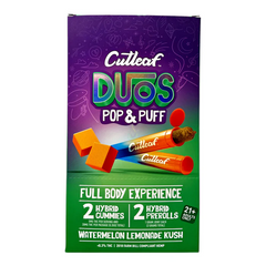 Cutleaf Duos Pop & Puff 2x Gummies + 2xPrerolls