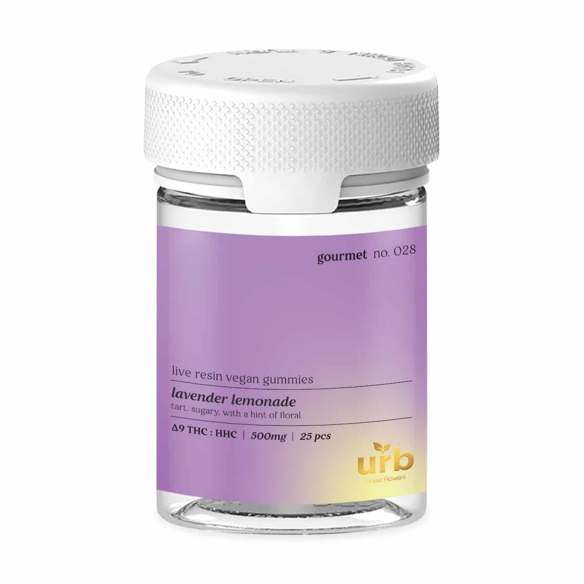 Urb Gourmet Live Resin Vegan Gummies 500mg