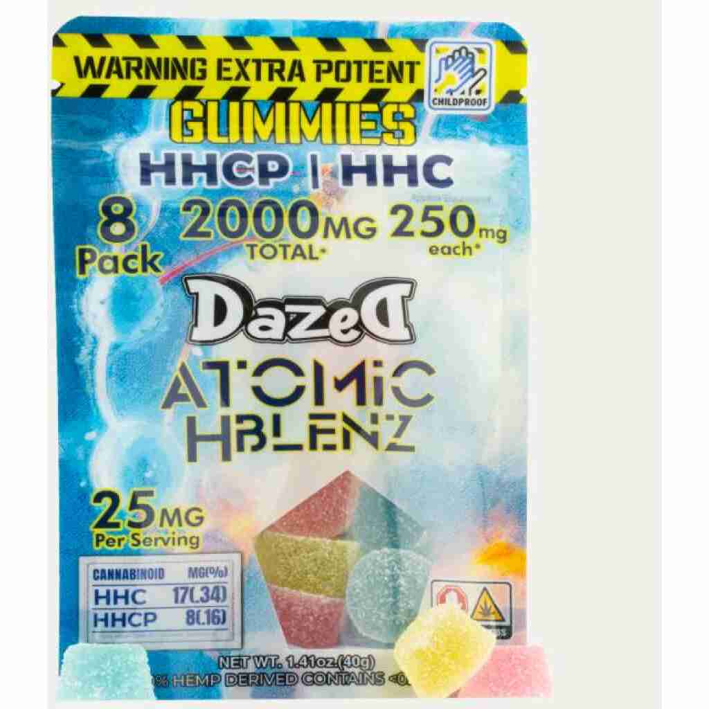 Dazed Atomic H Blenz 8 Pack 2000MG 250MG