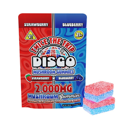 Disco Twice the Trip Mushroom Gummies 10ct (10,000MG Total)