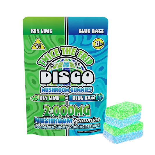 Disco Twice the Trip Mushroom Gummies 10ct (10,000MG Total)