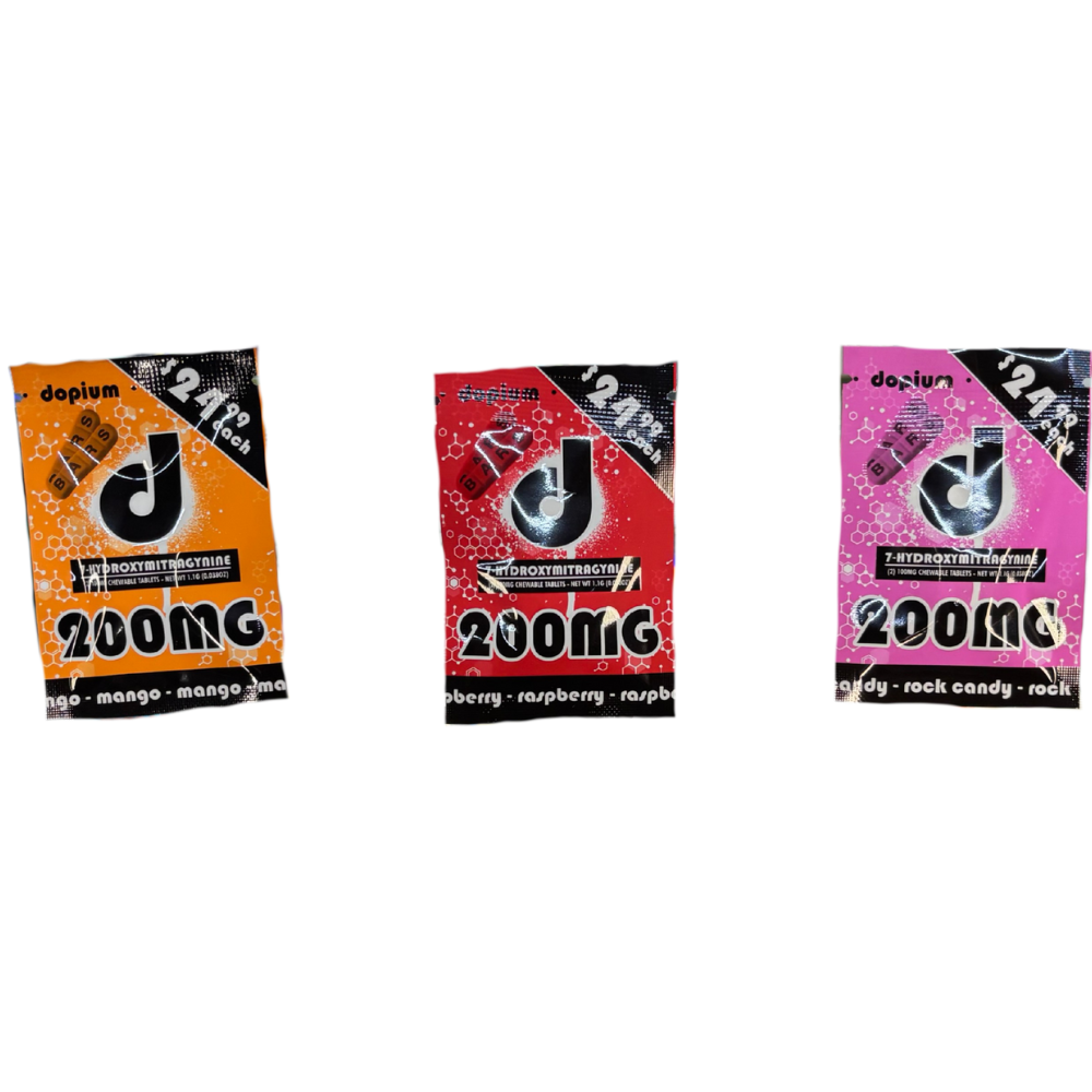 Dopium 7-Hydroxymitragynine 200MG (2x 100MG Tablets)