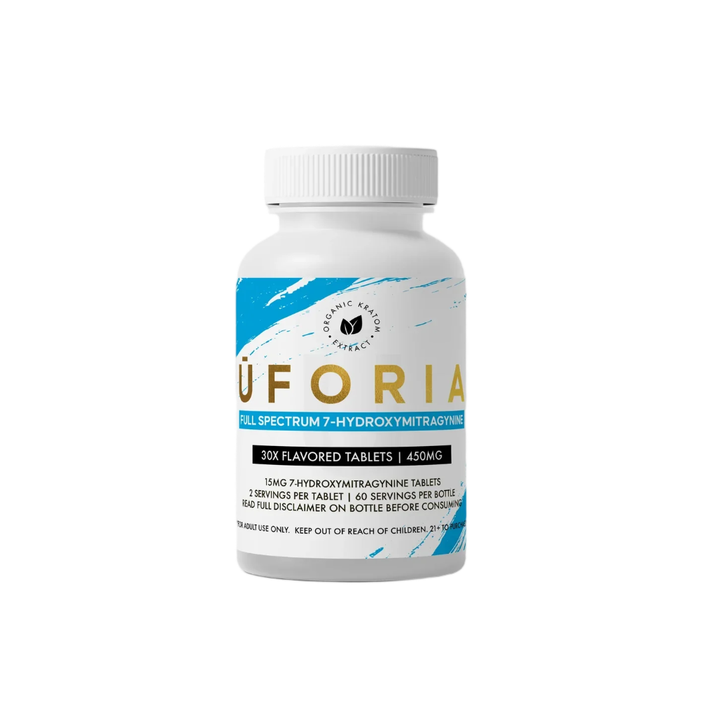UFORIA 7-Hydroxymitragynine 450mg Bottle 30x 15mg