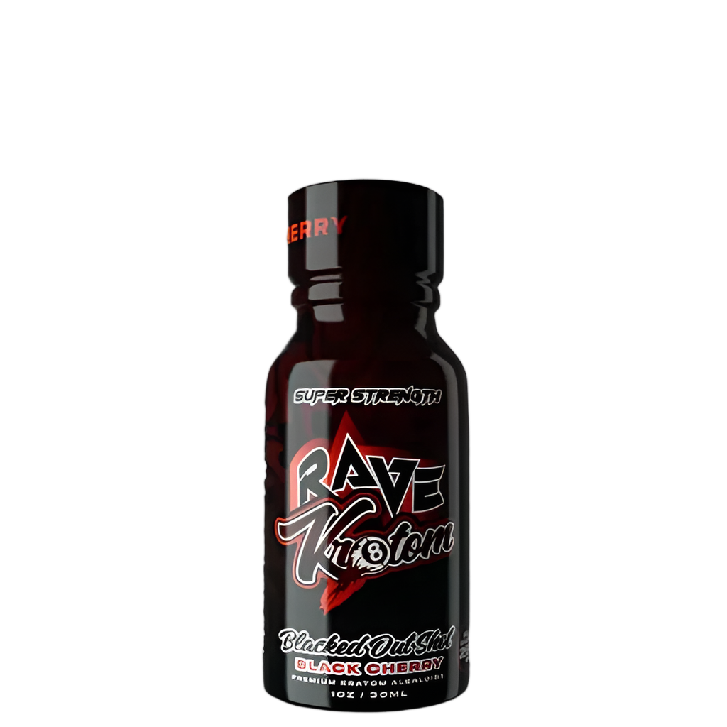 Rave Kratom Super Strength Blacked Out Shot 250mg