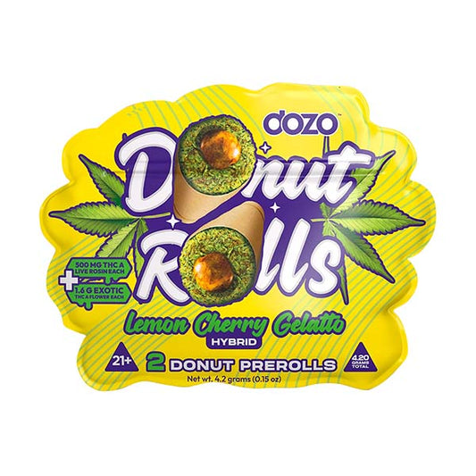 DOZO 2x THC-A + Live Rosin Donut Rolls(4.20 Grams Total)