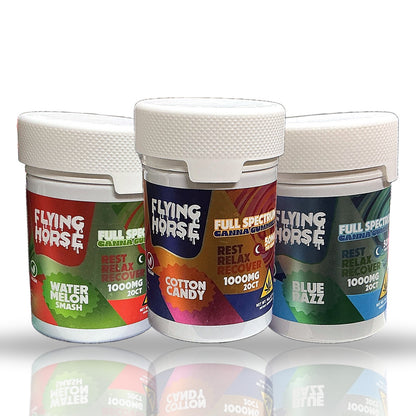 Flying Horse Full Spectrum Canna Gummies 20ct (1000MG) - family