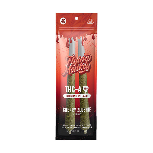 Flying Monkey 42.0 THC-A Diamond Infused Pre-Roll 2PK