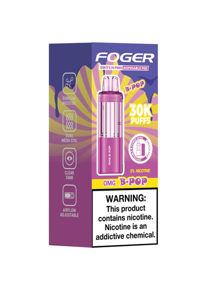 Foger Switch Pro Disposable POD 30K - Omg Pop Box