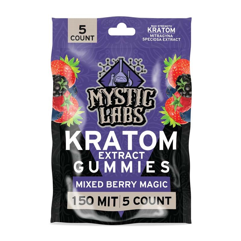 Mystic Labs Kratom Extract Gummies 150MIT