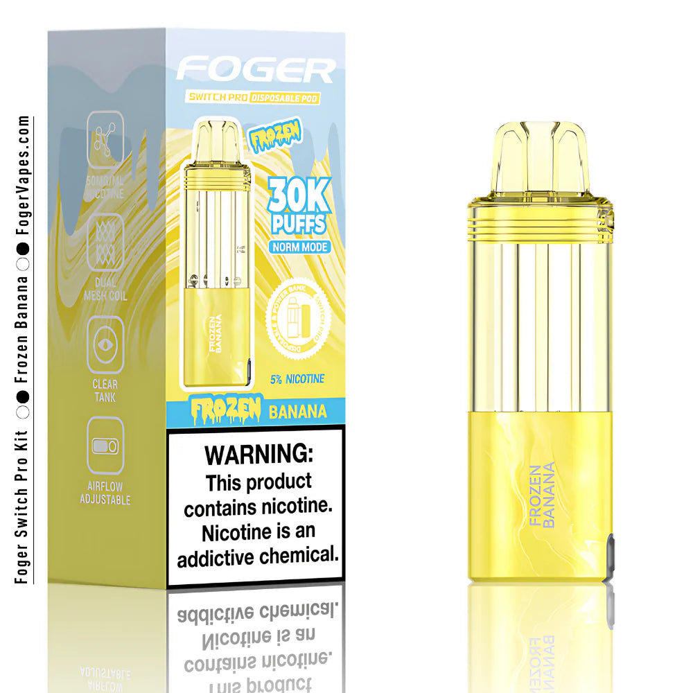 Foger Switch Pro Disposable POD 30K - Frozen Banana Puffs Box