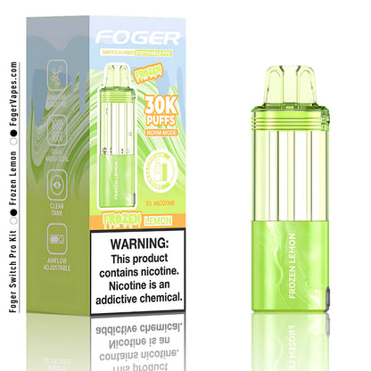 Foger Switch Pro Disposable POD 30K - Frozen Lemon Puffs Box