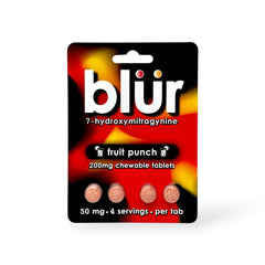 Blur 7-Hydroxymitragynine 200mg Chewable Tablets(50mg per tab)
