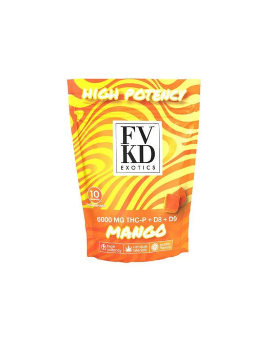 FVKD Exotics 6,000MG THCP + D8 + D9 Gummies
