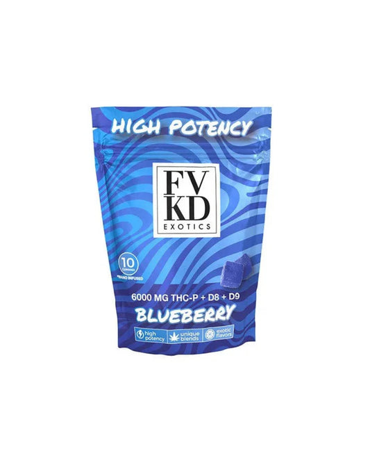 FVKD Exotics 6,000MG THCP + D8 + D9 Gummies