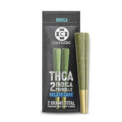 CannaAid THCA 2 Prerolls 2 Grams