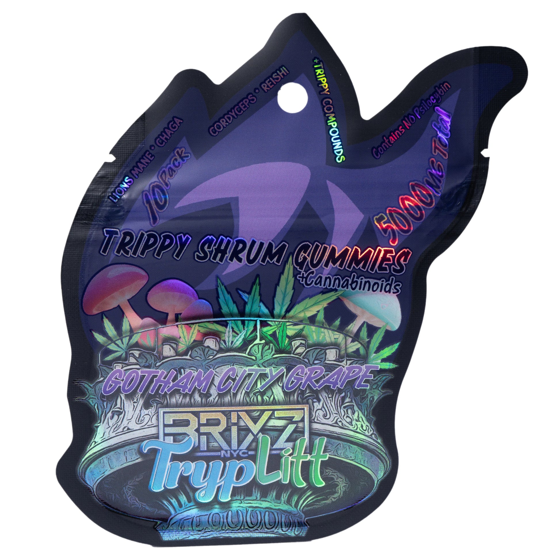 Brixz NYC TrypLitt Trippy Shroom Gummies + Cannabinoids 5000MG