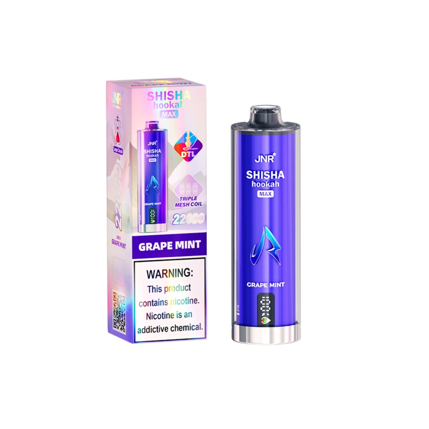JNR Shisha Hookah MAX Disposable Device 22,000 Puffs