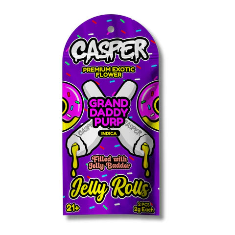 Casper Premium Exotic Flower Filled with Jelly Badder Jelly Rolls