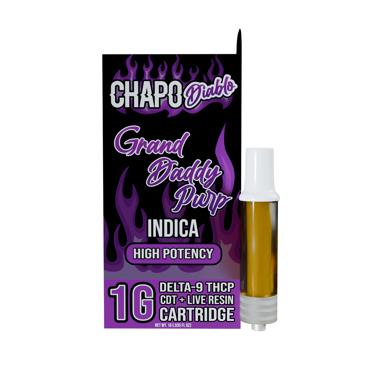 Chapo Diablo Delta-9 ThcP High Potency 1 Gram Cartridges