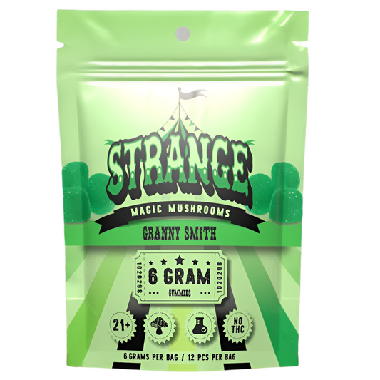 Strange High Potency Magic Mushroom Gummies 12ct- 6 Gram
