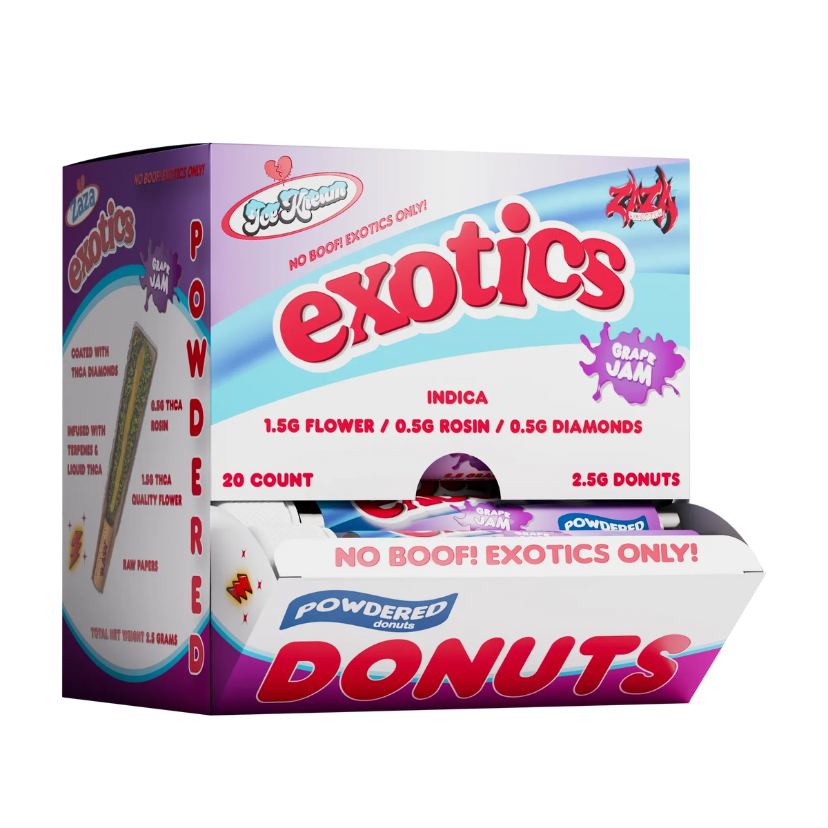 Ice Kream Exotics Rosin + Diamond Preroll