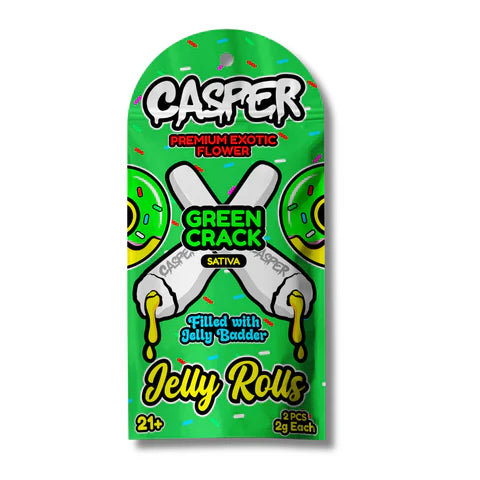 Casper Premium Exotic Flower Filled with Jelly Badder Jelly Rolls
