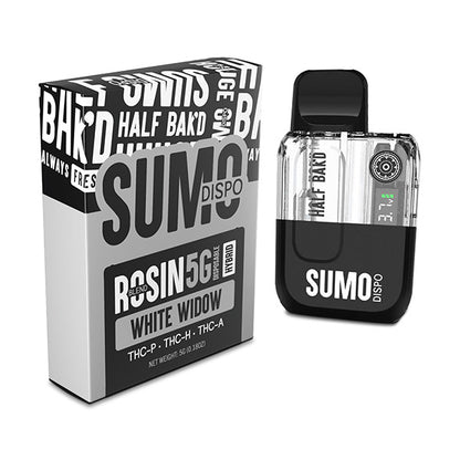 Half Bak'd SUMO Dispo Rosin Blend 5G Disposable - Side View