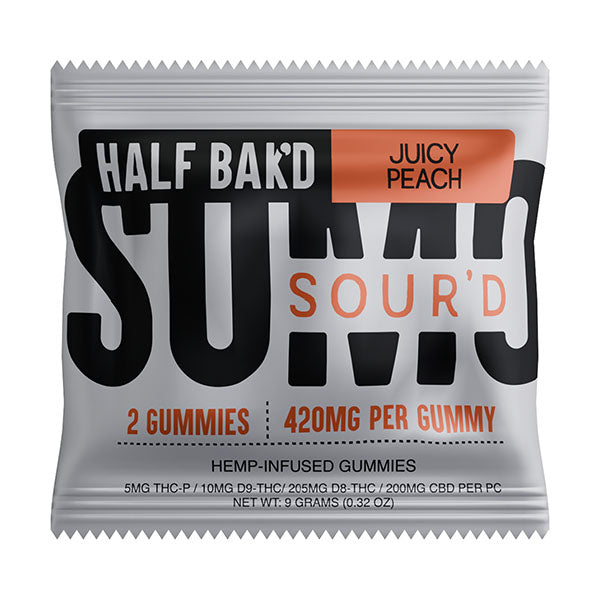 Half Bak'd SUMO Gummies 2pc x 420 mg (840MG Total) - Detail View