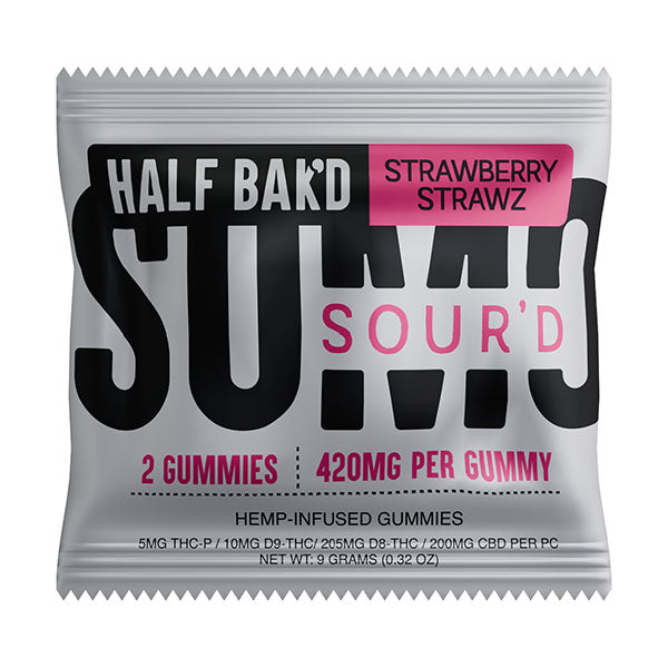 Half Bak'd SUMO Gummies 2pc x 420 mg (840MG Total) - Side View