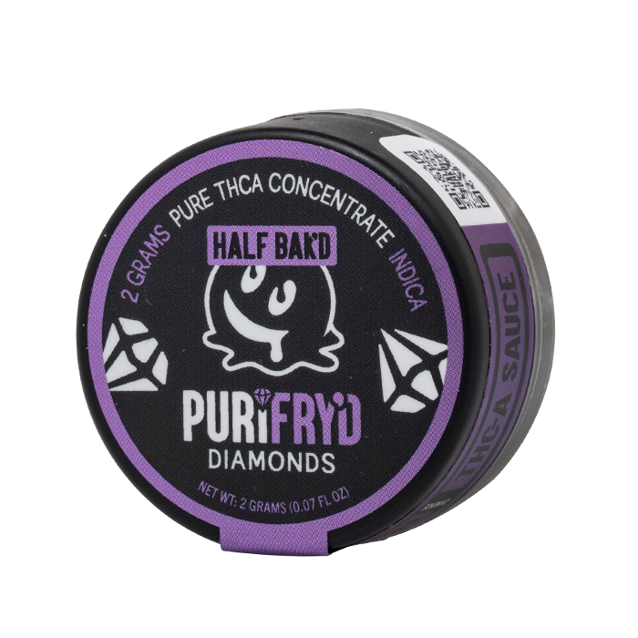 Half Bak'd Purifry'd THCA Diamond Dabs 2G