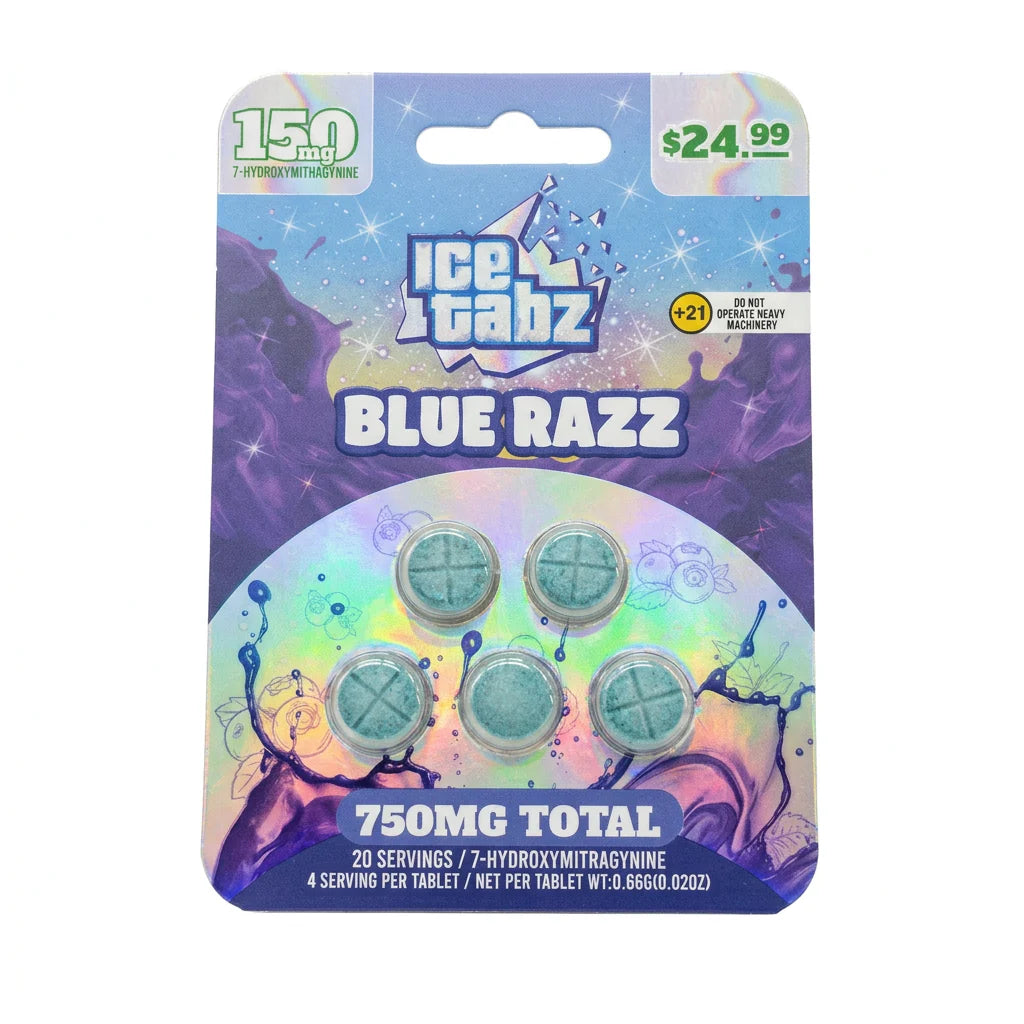 Ice Tabz 7-Hydroxymitragynine 750mg (5 tablets x 150mg)