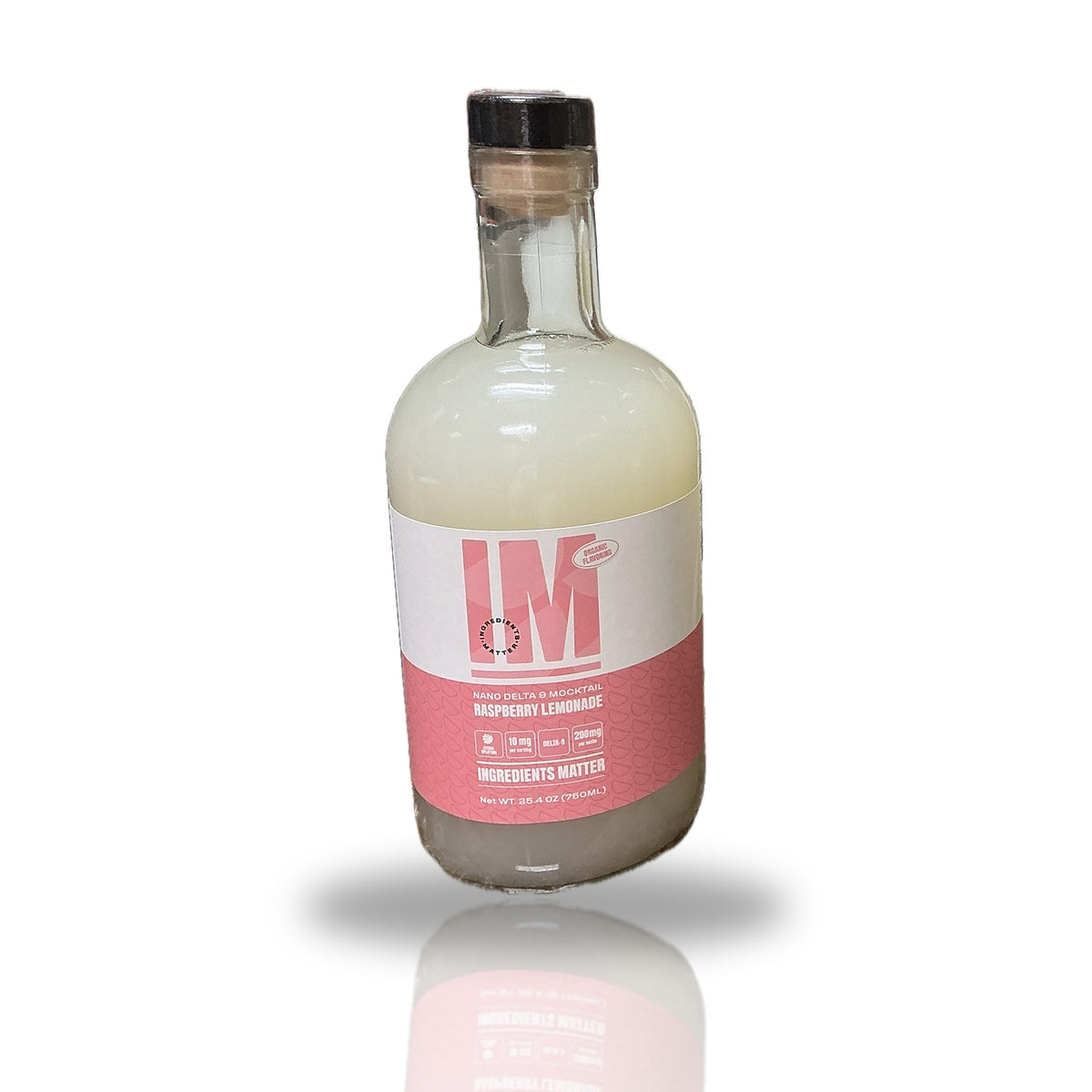 IM Ingredients Matter Nano Delta-9 Mocktail Raspberry Lemonade 200MG THC | 750mL