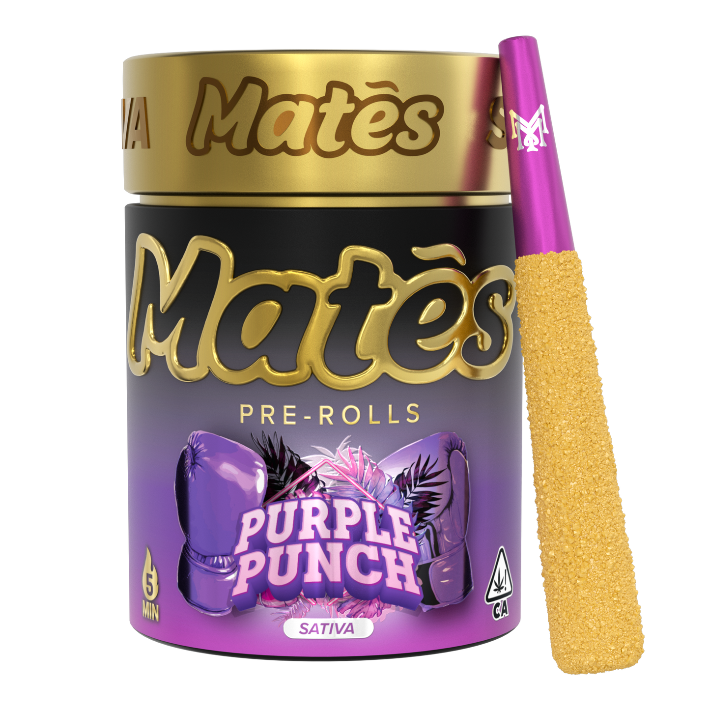 Muha Meds Mates THCA Keif Infused Joints 5ct - Additional View