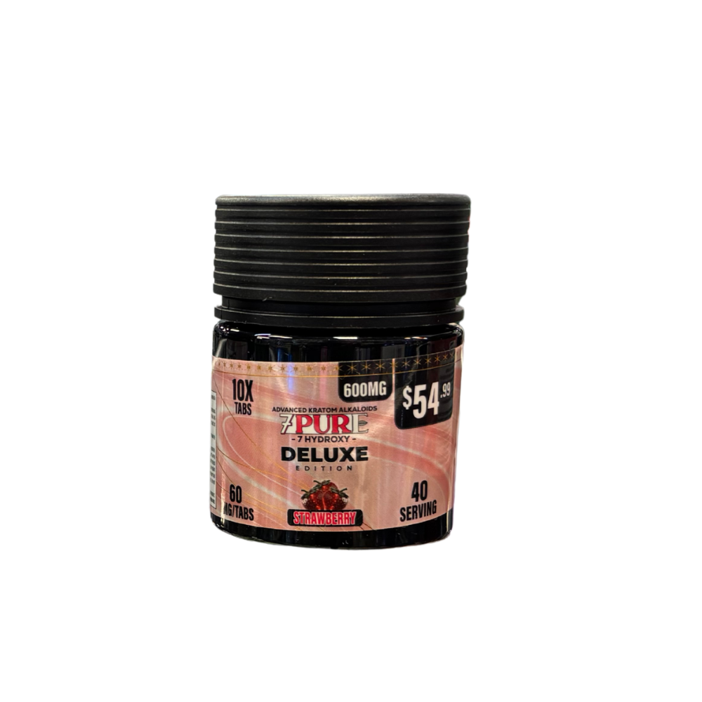 7PURE 7-Hydroxy Deluxe Edition 10x60MG (600MG Total) - close up detail