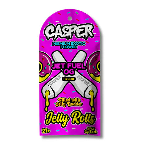 Casper Premium Exotic Flower Filled with Jelly Badder Jelly Rolls