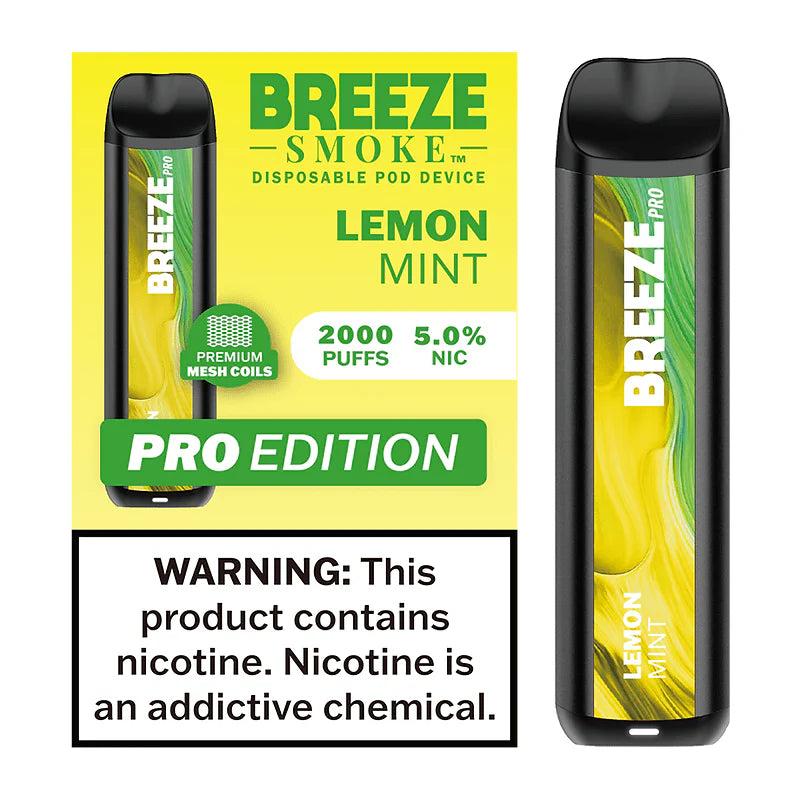 Breeze Smoke Pro 2000 Lemon Mint