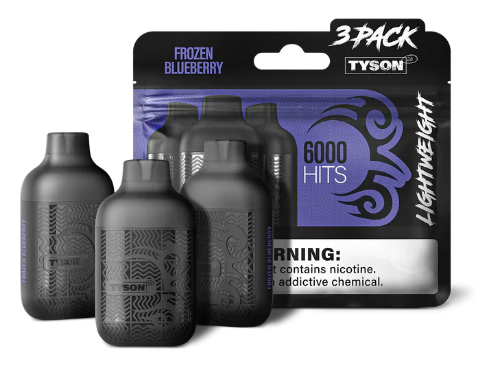 Tyson 3 Pack Lightweight 6000 Hits