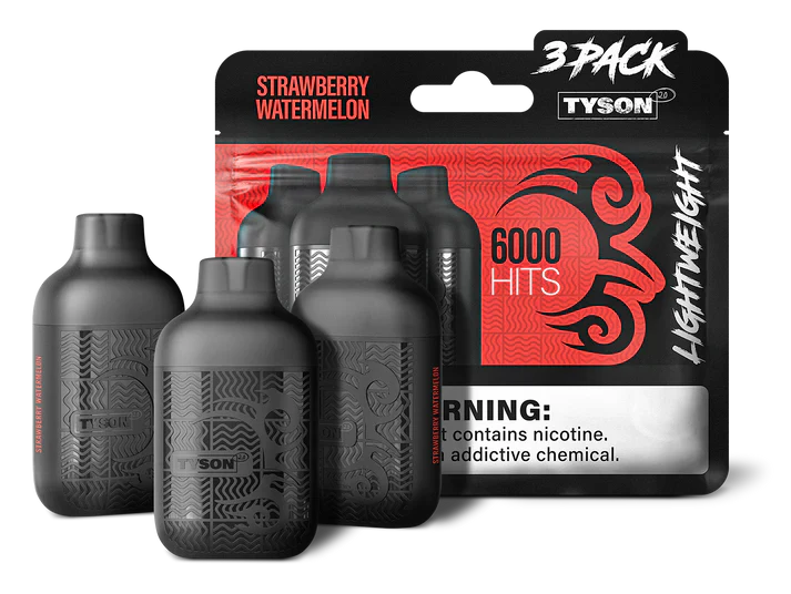 Tyson 3 Pack Lightweight 6000 Hits