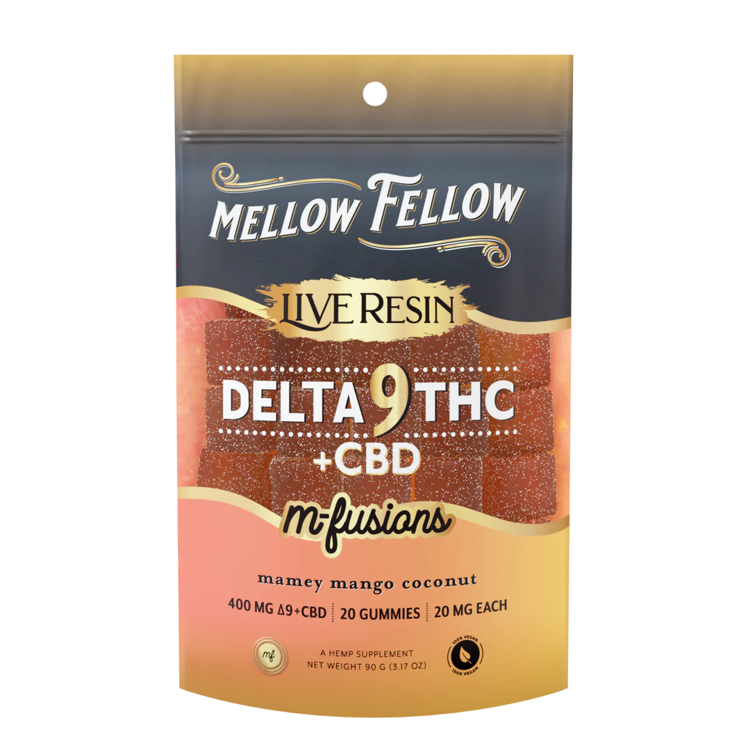 Mellow FellowDelta 9 Live Resin Edibles 20x20MG (400MG Total)