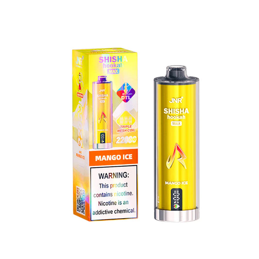 JNR Shisha Hookah MAX Disposable Device 22,000 Puffs