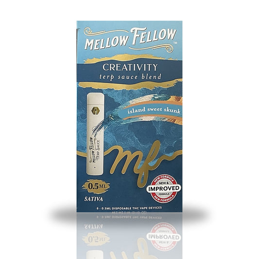 Mellow Fellow 0.5ML Terp Sauce Blend Disposable Vape - Island Sweet Skunk (Sativa / Creativity)