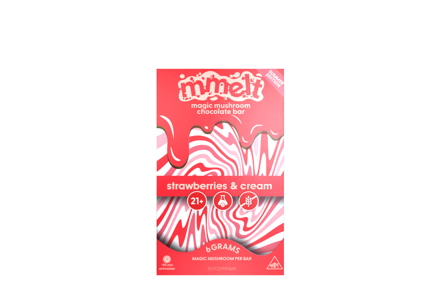 Mmelt Magic Mushroom Chocolate Bar 6 Grams