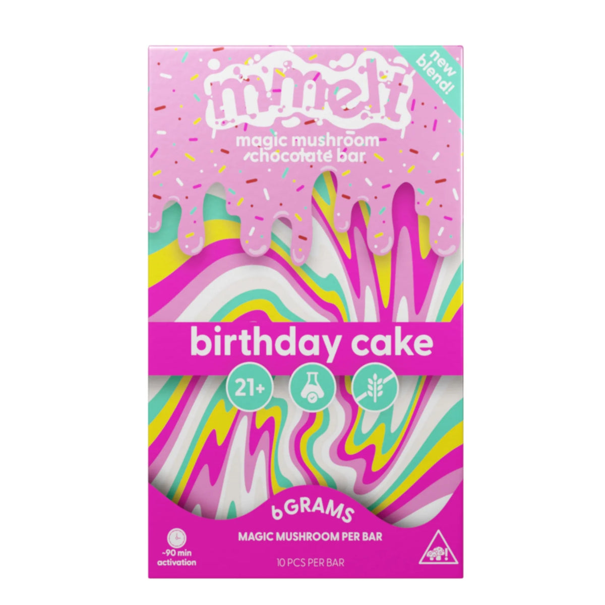 Mmelt Magic Mushroom Chocolate Bar 6 Grams