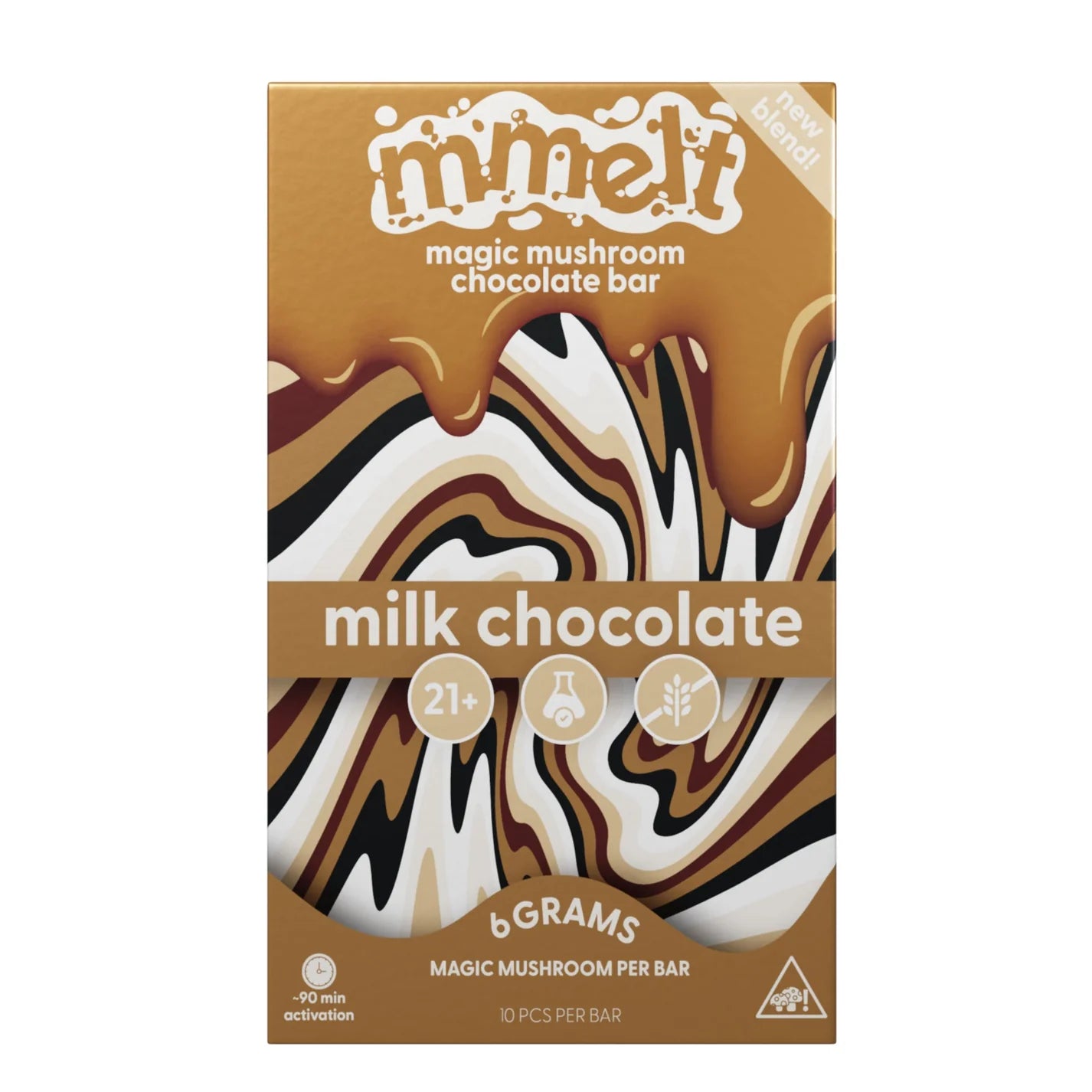 Mmelt Magic Mushroom Chocolate Bar 6 Grams