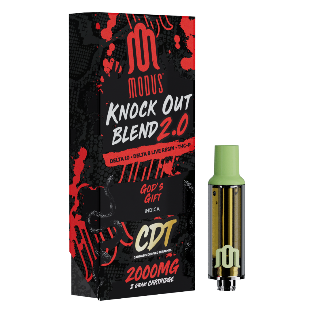 Modus Knock Out Blend 2.0 Delta 10 + Delta 8 Live Resin + THC-P